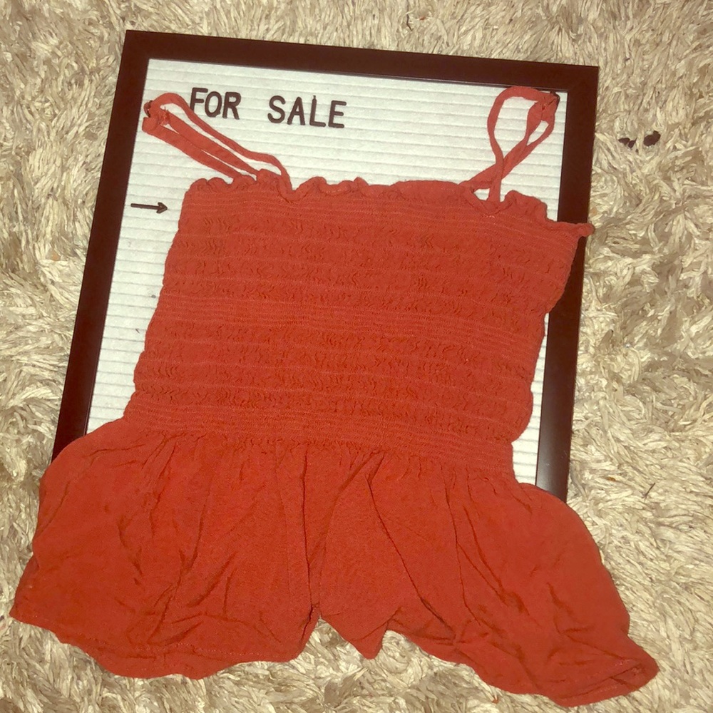 Tube top with straps